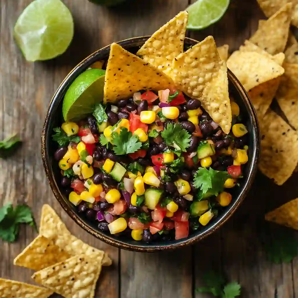 Black Bean And Corn Salsa Dip Easy Fresh And Addictive