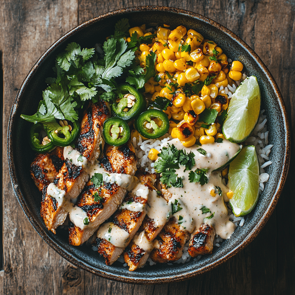 Easy & Irresistible Street Corn Chicken Bowl