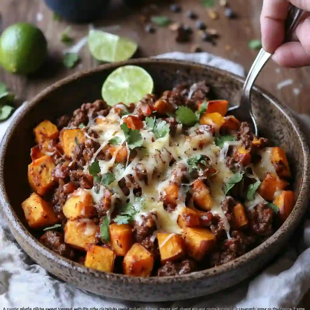 Easy Sweet Potato and Ground Beef Skillet Recipe for Busy Nights