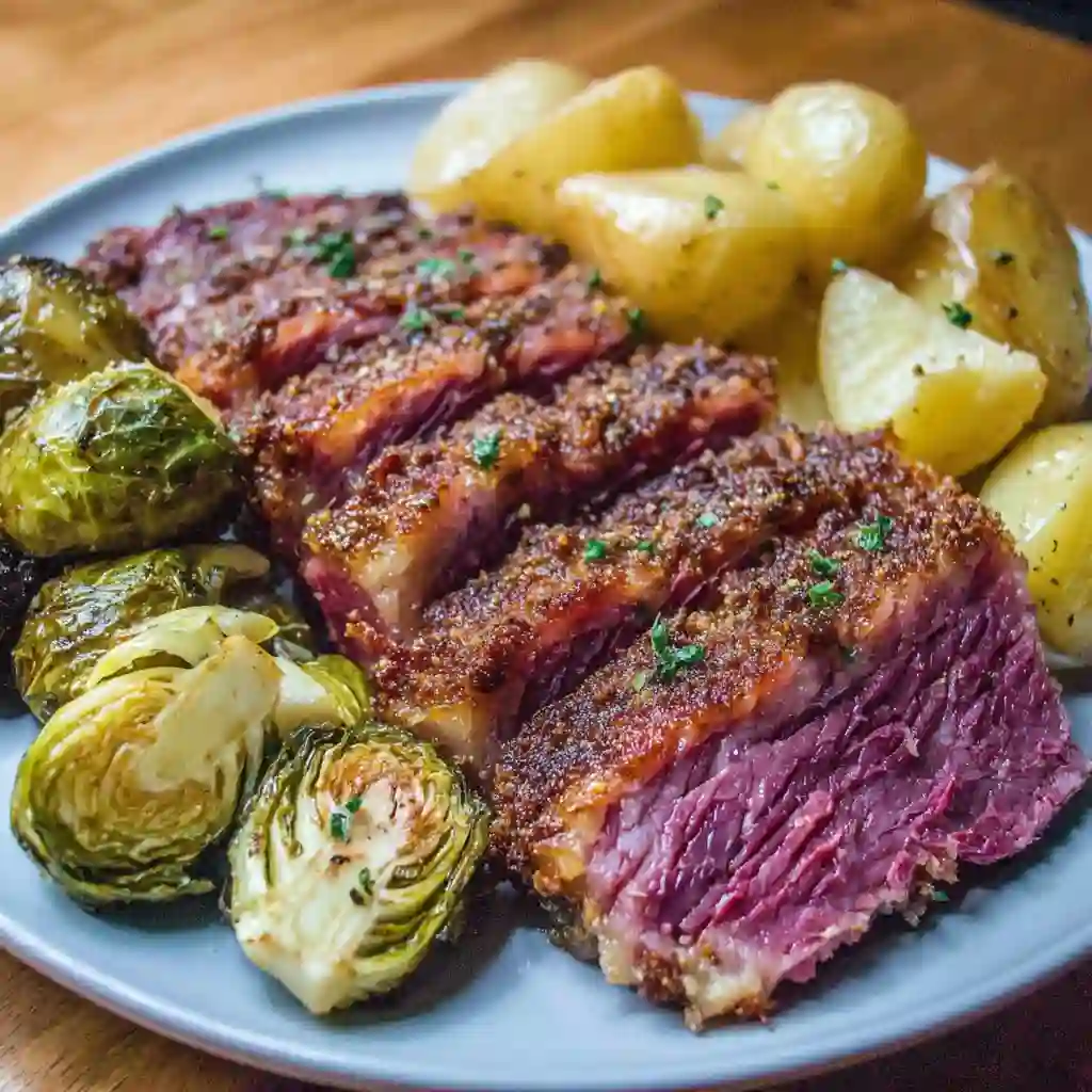 Crispy Slow Cooker Corned Beef Recipe (Easy, Flavorful)